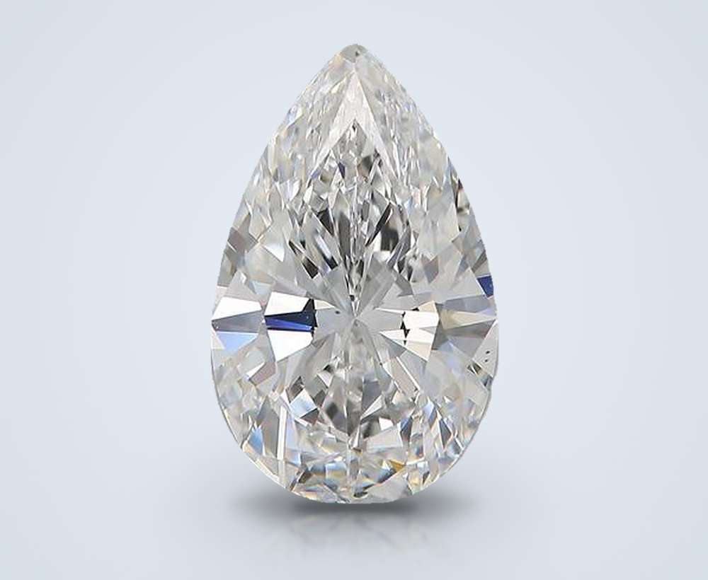 4.20 Carat Pear Natural Diamond