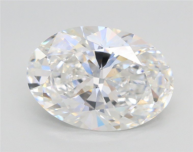 3.04ct E VS1 Rare Carat Ideal Cut Oval Lab Grown Diamond