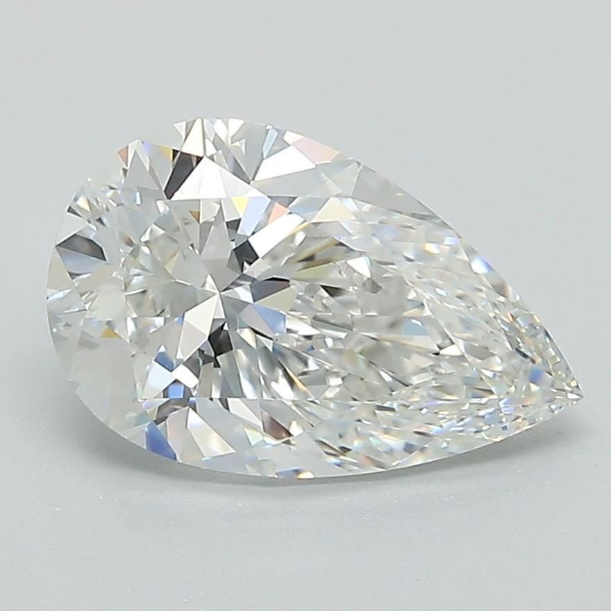 2.08ct E VS1 Rare Carat Ideal Cut Pear Lab Grown Diamond