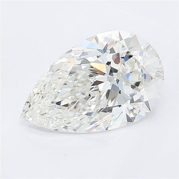1.38ct F VS1 Rare Carat Ideal Cut Pear Lab Grown Diamond