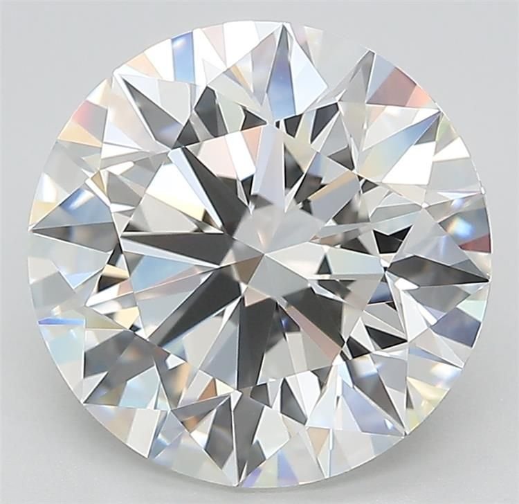 4.21ct F IF Rare Carat Ideal Cut Round Lab Grown Diamond