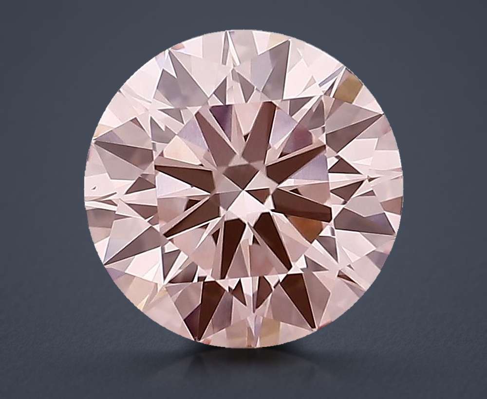 1.79 Ct. Fancy Intense Pink Round Lab Diamond