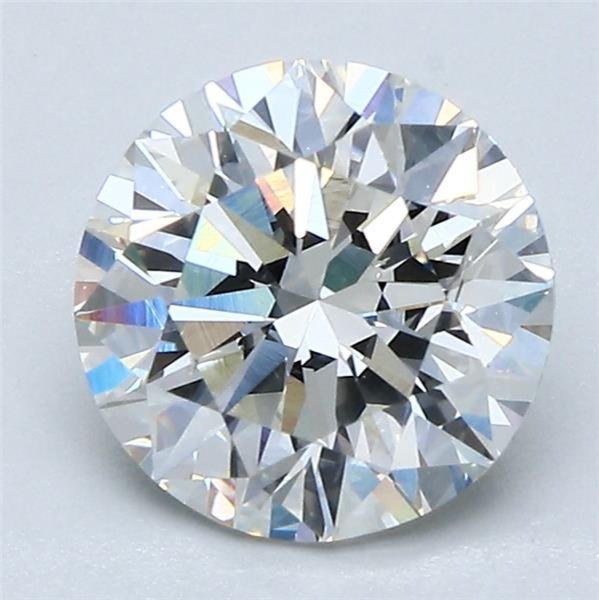 2.00ct H SI1 Rare Carat Ideal Cut Round Diamond