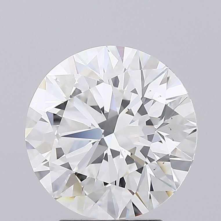 3.09ct H VS2 Rare Carat Ideal Cut Round Diamond