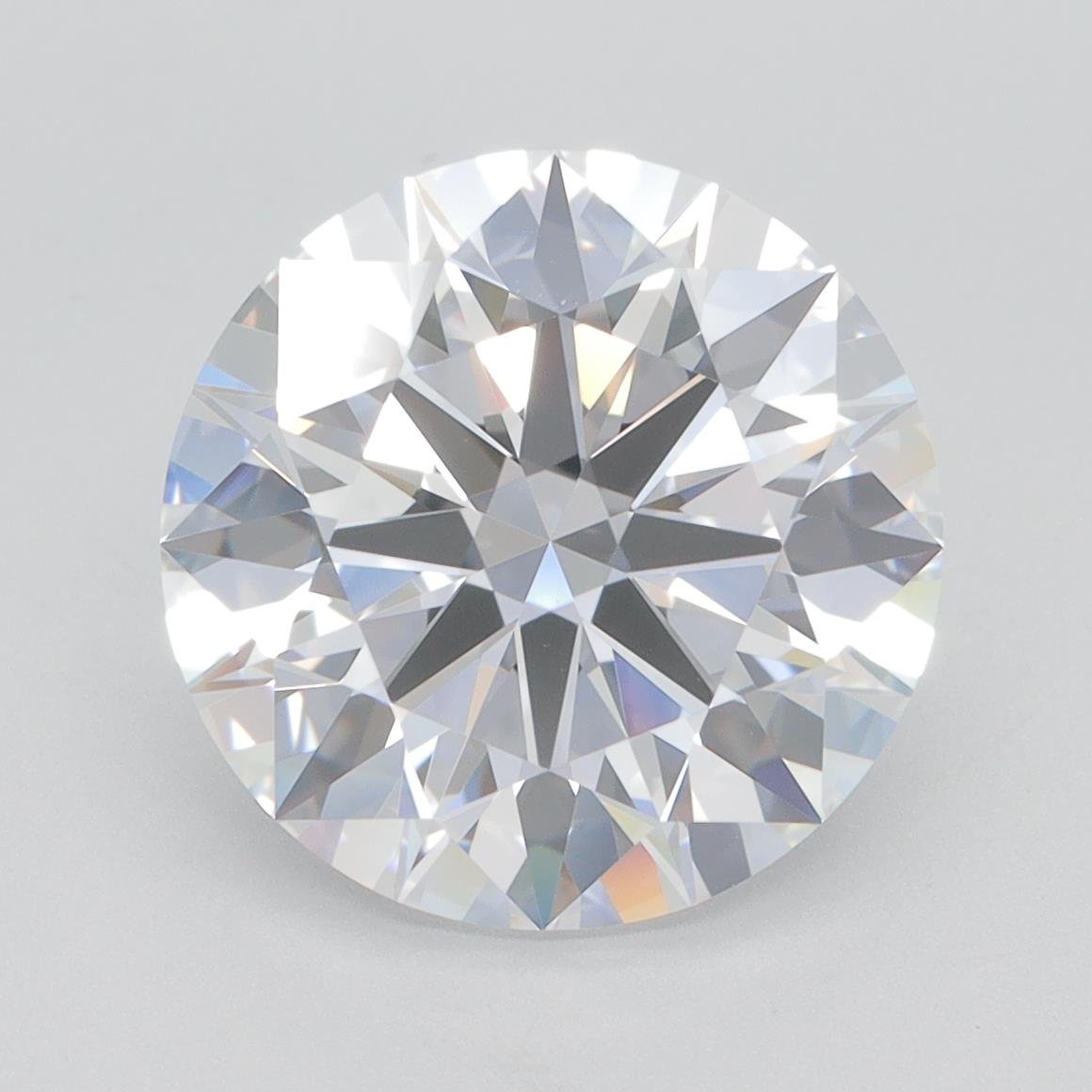 4.89ct E IF Rare Carat Ideal Cut Round Lab Grown Diamond