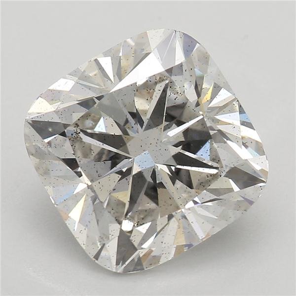 3.09ct H SI2 Rare Carat Ideal Cut Cushion Lab Grown Diamond