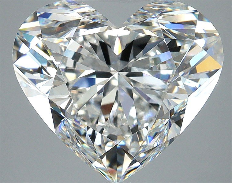 5.02ct G VS1 Rare Carat Ideal Cut Heart Diamond