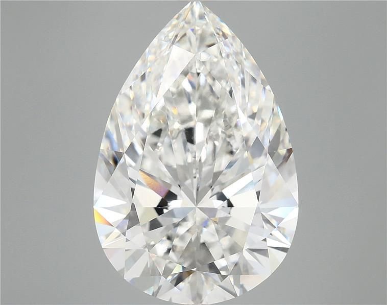 10.09ct F VVS2 Rare Carat Ideal Cut Pear Lab Grown Diamond