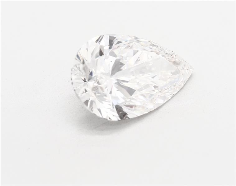 6.02ct I SI1 Rare Carat Ideal Cut Pear Diamond