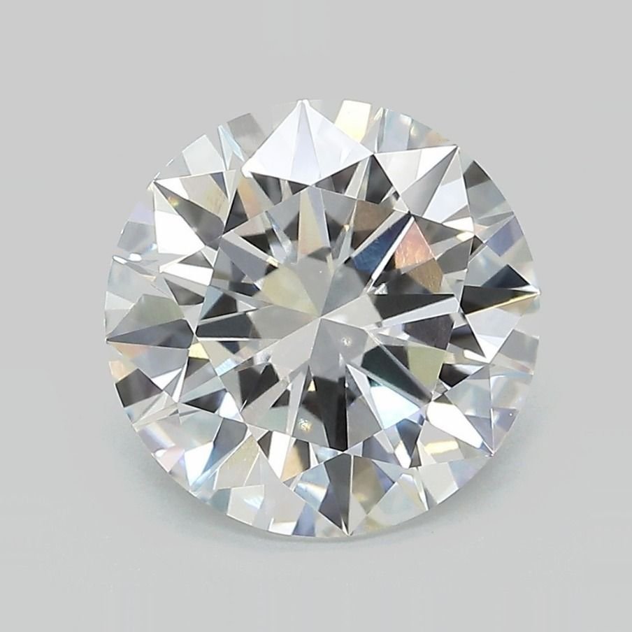 3.86ct E VVS2 Excellent Cut Round Lab Grown Diamond
