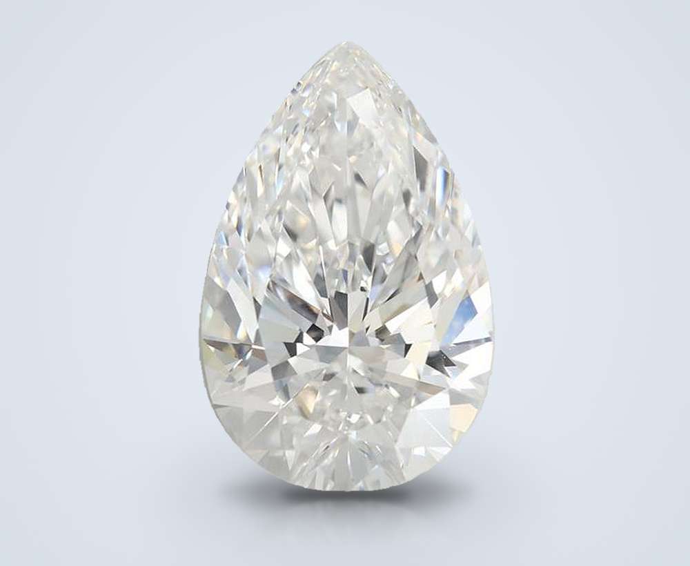 6.48 Carat Pear Lab Diamond