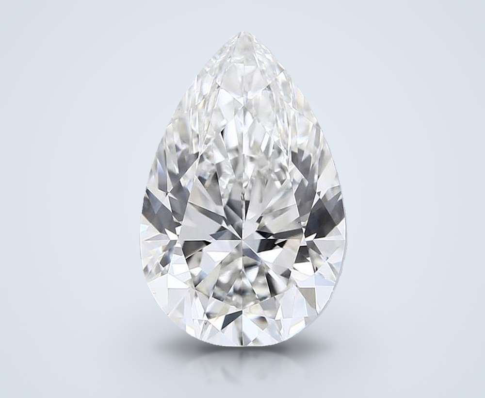 3.50 Carat Pear Lab Diamond