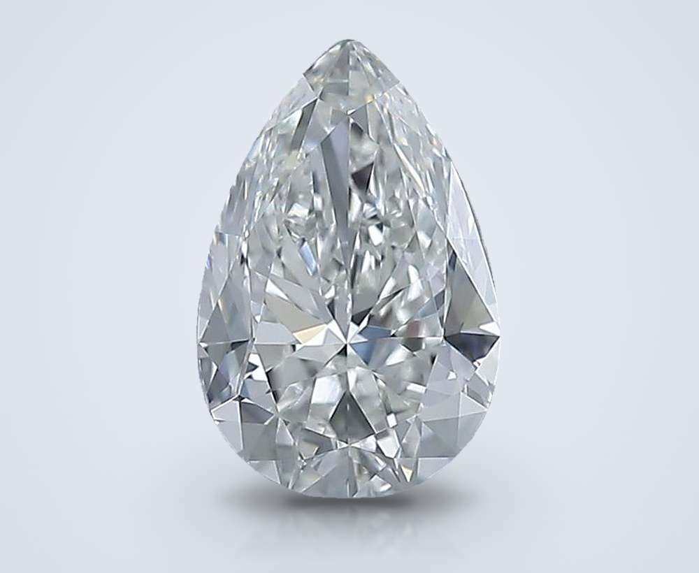 1.50 Carat Pear Natural Diamond