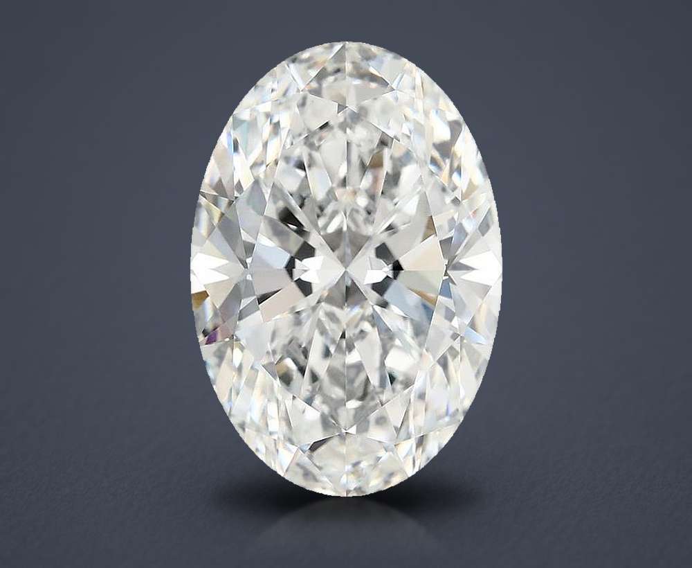 8.04 Carat Oval Lab Diamond