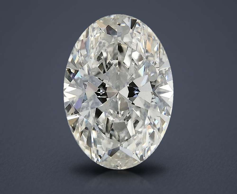 2.46 Carat Oval Lab Diamond