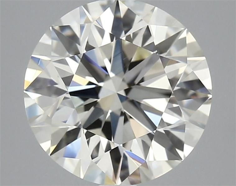 3.05ct K VVS2 Rare Carat Ideal Cut Round Diamond