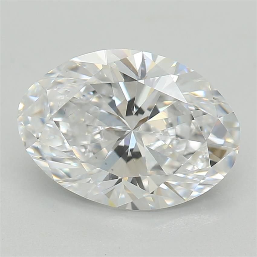 1.08ct D VS2 Rare Carat Ideal Cut Oval Lab Grown Diamond