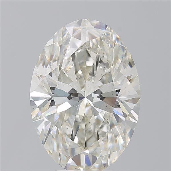 5.55ct H VS2 Rare Carat Ideal Cut Oval Lab Grown Diamond