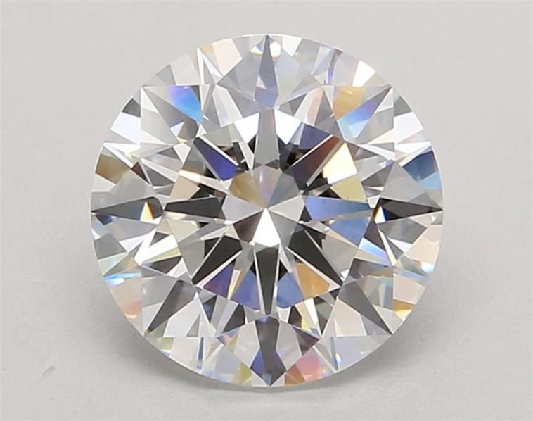 3.05ct E VVS2 Rare Carat Ideal Cut Round Lab Grown Diamond