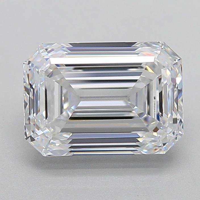 2.23ct D VS1 Rare Carat Ideal Cut Emerald Lab Grown Diamond