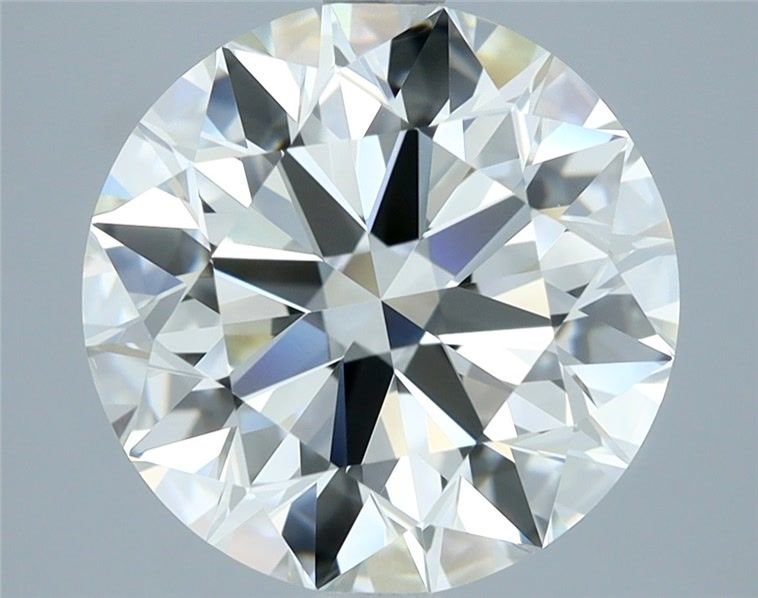 4.14ct I VVS2 Rare Carat Ideal Cut Round Diamond