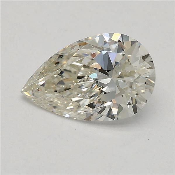 0.71ct H VS2 Rare Carat Ideal Cut Pear Lab Grown Diamond