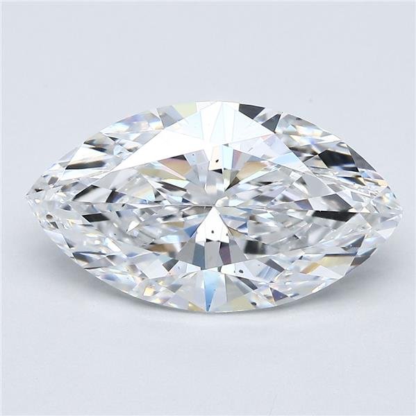 3.55ct D VS2 Very Good Cut Marquise Diamond