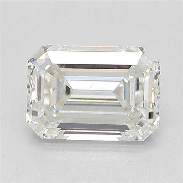 1.50ct F VS2 Rare Carat Ideal Cut Emerald Lab Grown Diamond