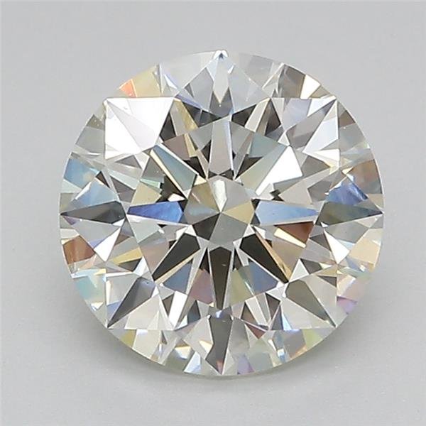 2.12ct J VS2 Rare Carat Ideal Cut Round Lab Grown Diamond
