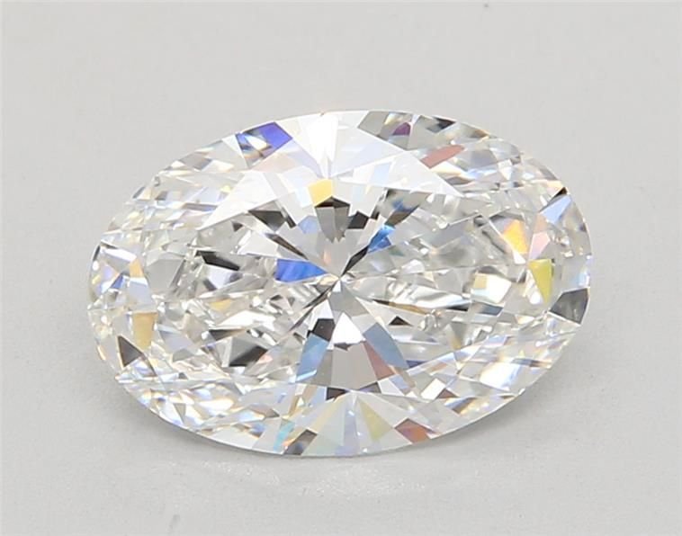 2.55ct D VS1 Rare Carat Ideal Cut Oval Lab Grown Diamond
