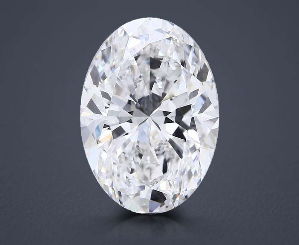 4.95 Carat Oval Lab Diamond