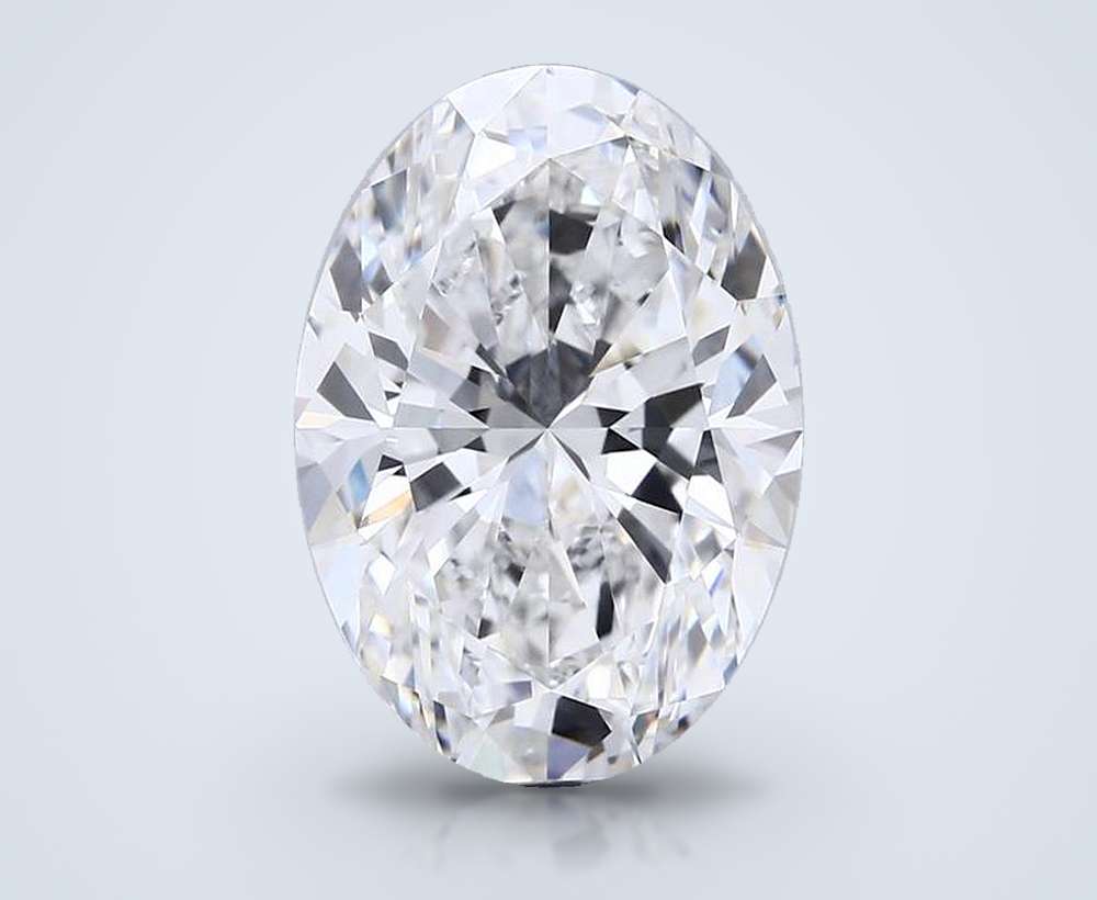 4.95 Carat Oval Lab Diamond