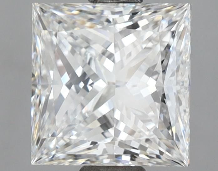 2.01ct E VVS2 Rare Carat Ideal Cut Princess Lab Grown Diamond