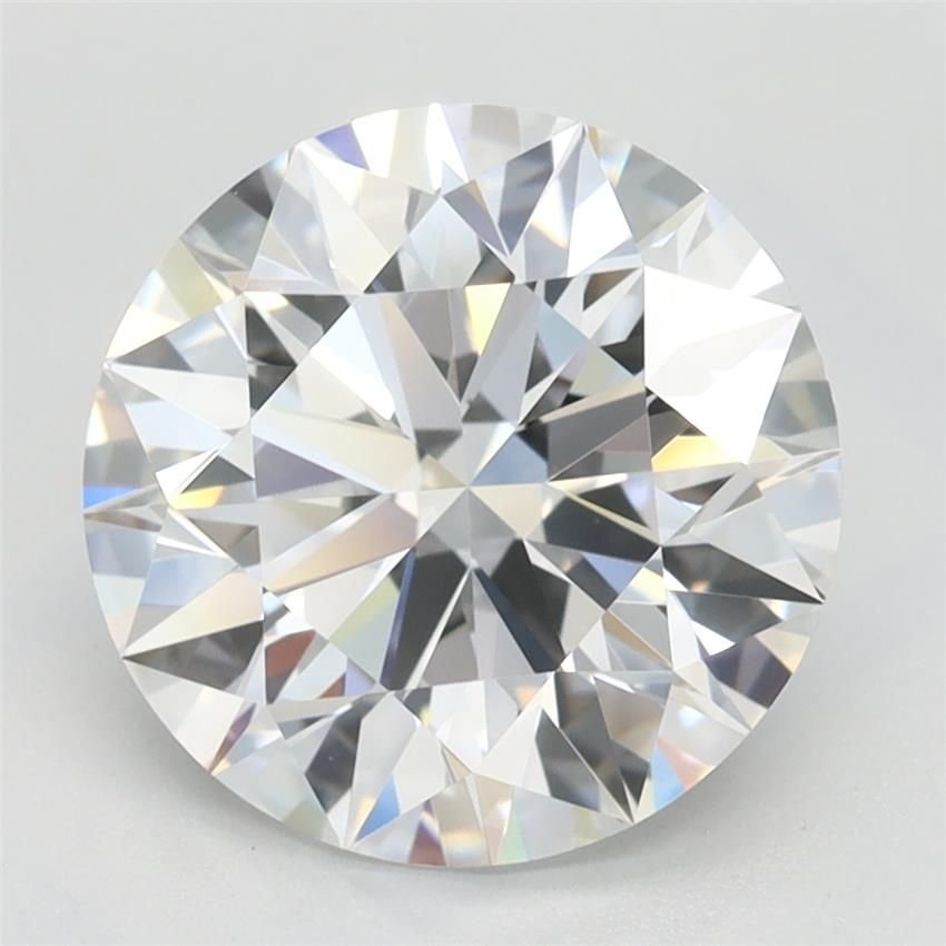 3.09ct D IF Rare Carat Ideal Cut Round Lab Grown Diamond