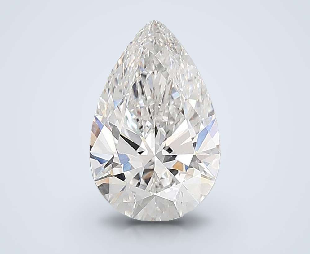 6.09 Carat Pear Lab Diamond