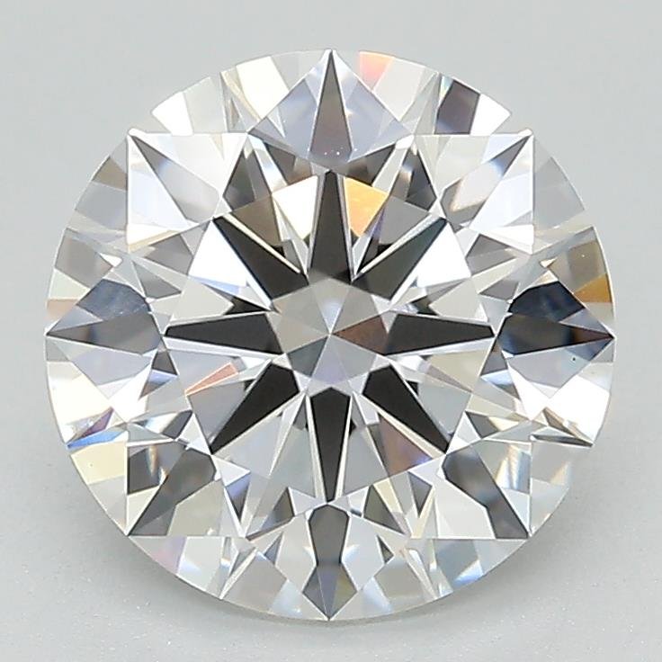 2.65ct D VS1 Rare Carat Ideal Cut Round Lab Grown Diamond