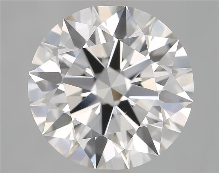 4.04ct H VS2 Rare Carat Ideal Cut Round Lab Grown Diamond