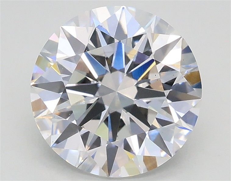 2.04ct D VS2 Rare Carat Ideal Cut Round Lab Grown Diamond