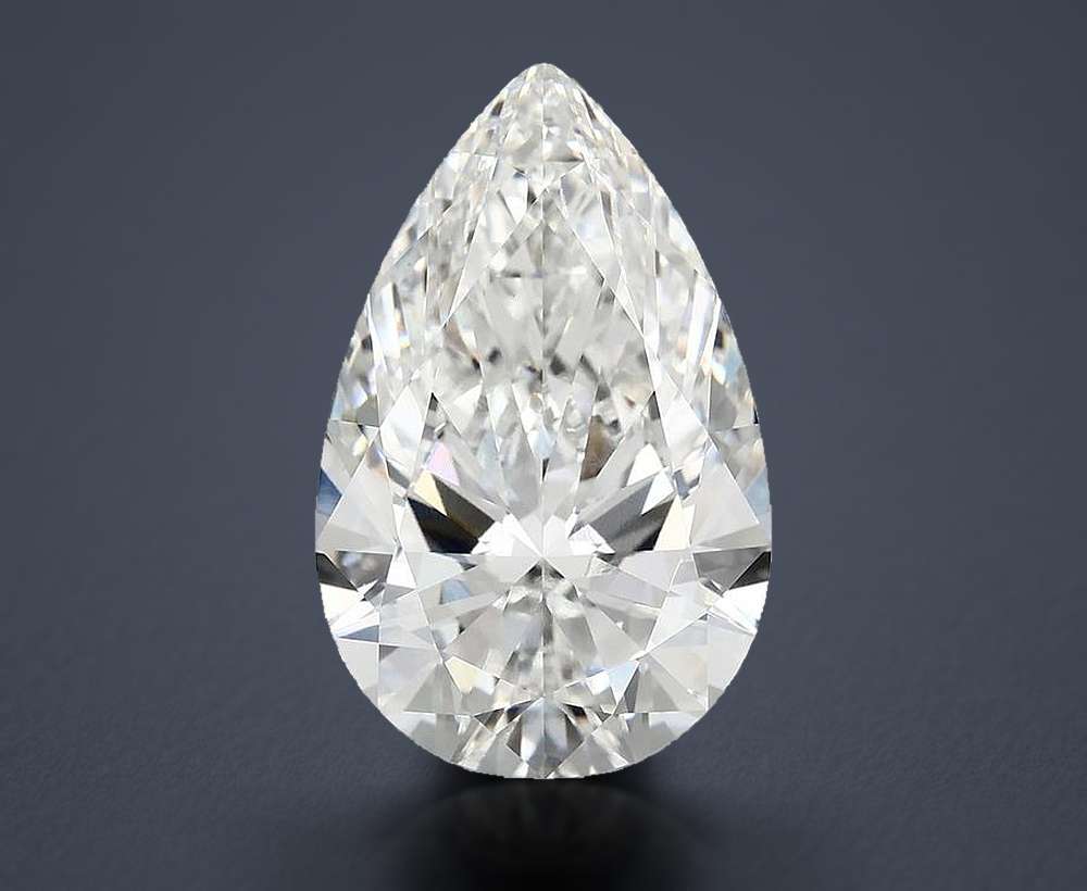 7.72 Carat Pear Lab Diamond