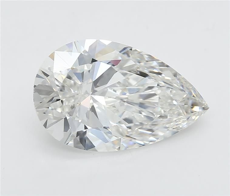4.53ct G VVS2 Rare Carat Ideal Cut Pear Lab Grown Diamond