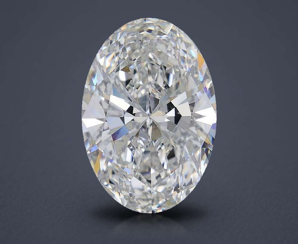 13.58 Carat Oval Lab Diamond