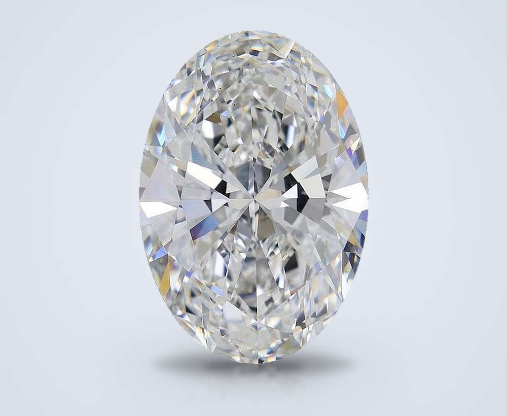 13.58 Carat Oval Lab Diamond