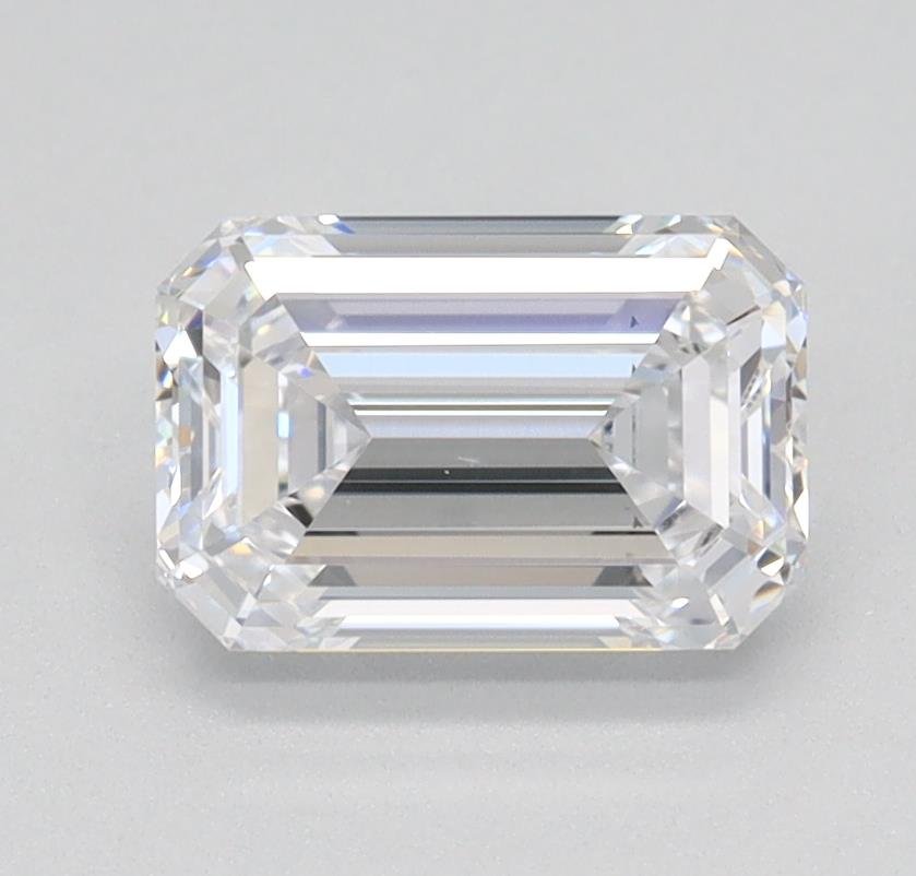 1.00ct D VS2 Rare Carat Ideal Cut Emerald Lab Grown Diamond
