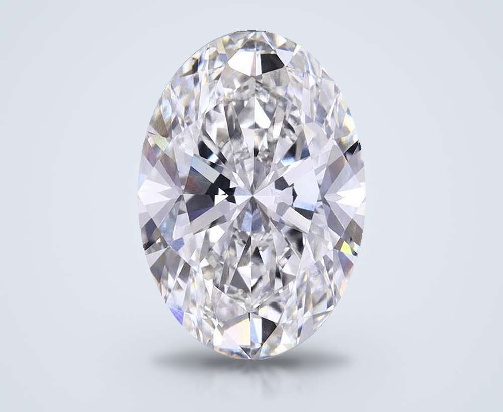 4.90 Carat Oval Lab Diamond