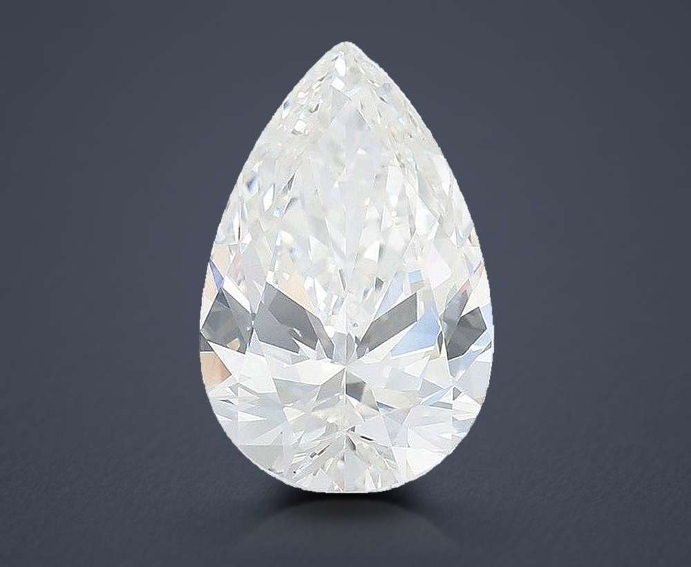 6.01 Carat Pear Lab Diamond