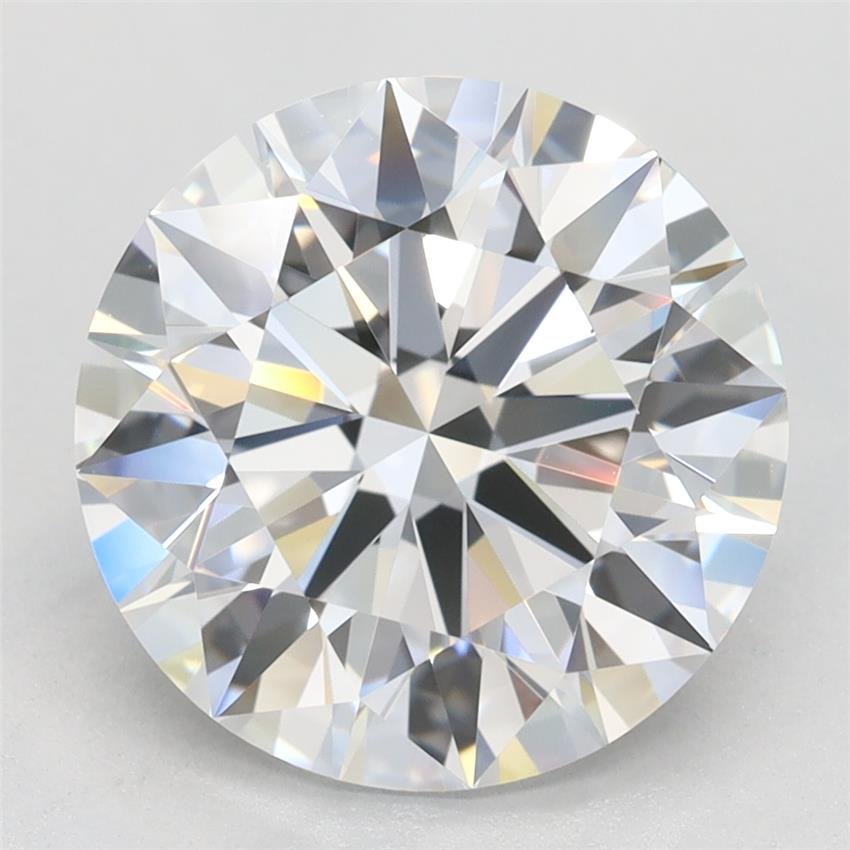 3.84ct E VVS2 Rare Carat Ideal Cut Round Lab Grown Diamond