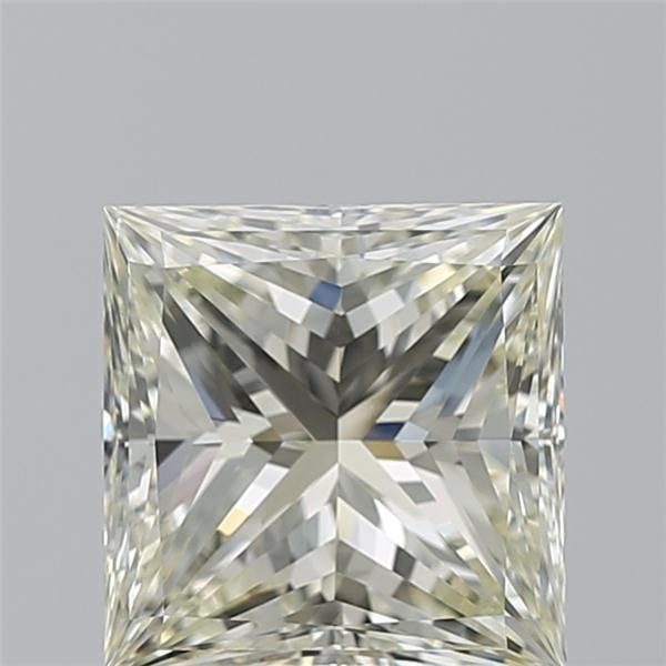 3.08ct K VS2 Very Good Cut Princess Diamond