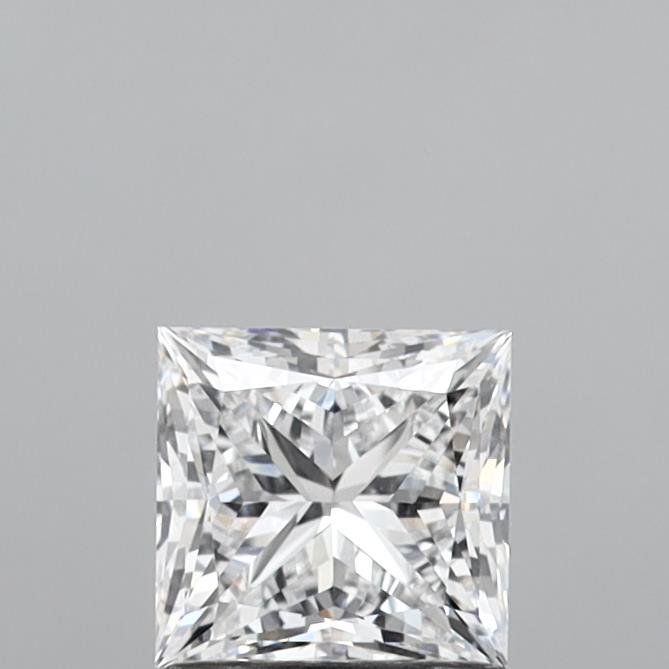 1.07ct D VVS2 Rare Carat Ideal Cut Princess Lab Grown Diamond