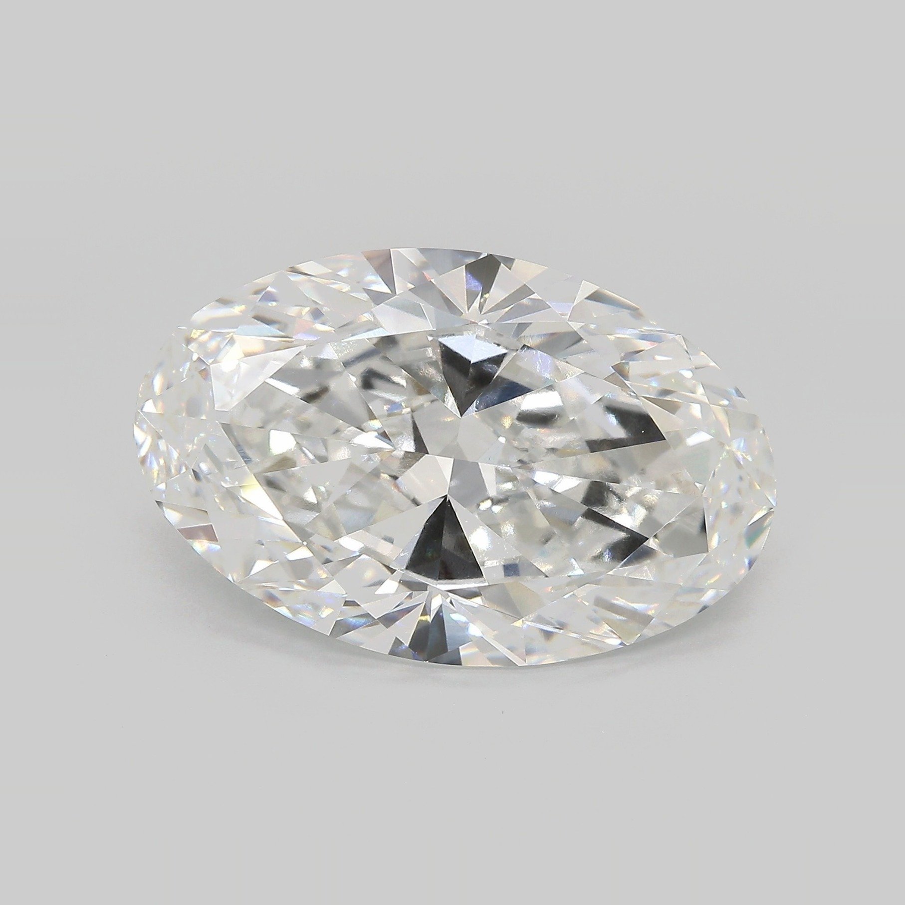 13.94ct F VVS2 Rare Carat Ideal Cut Oval Lab Grown Diamond