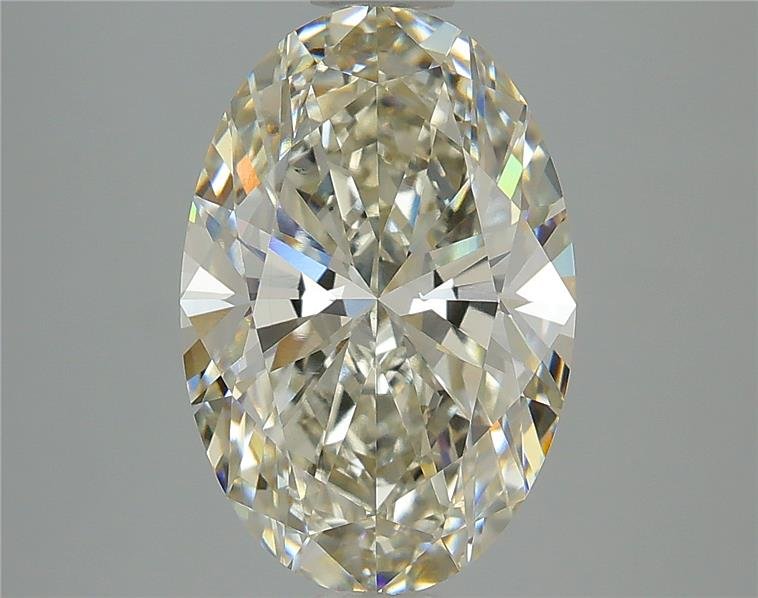 4.00ct I VS2 Rare Carat Ideal Cut Oval Lab Grown Diamond